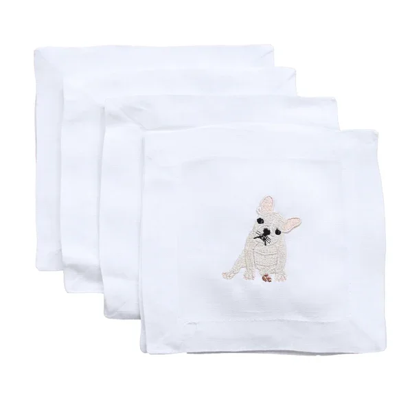 FRENCH BULLDOG COCKTAIL NAPKINS