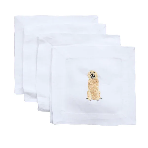 GOLDEN RETRIEVER COCKTAIL NAPKINS
