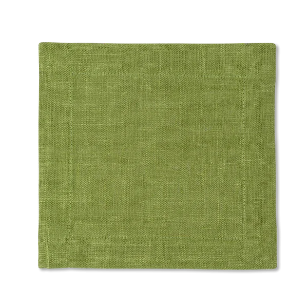 PRISM LIME COCKTAIL NAPKIN IN LINEN