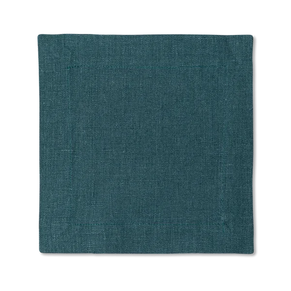 PRISM PEACOCK COCKTAIL NAPKIN IN LINEN