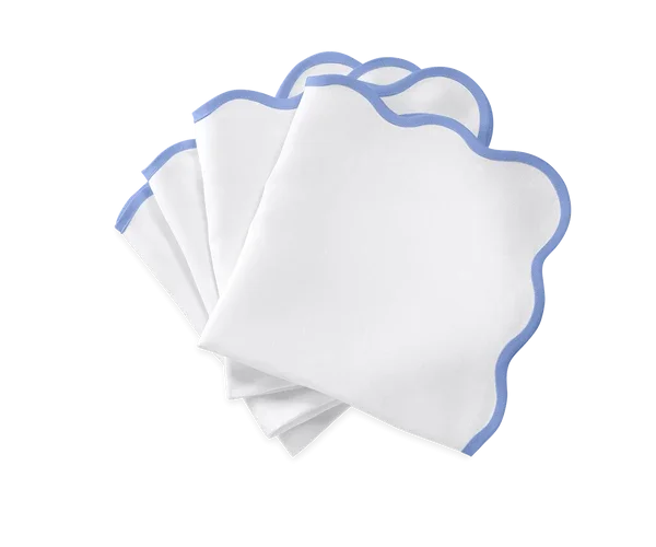 SCALLOP EDGE NAPKIN, SET OF 4